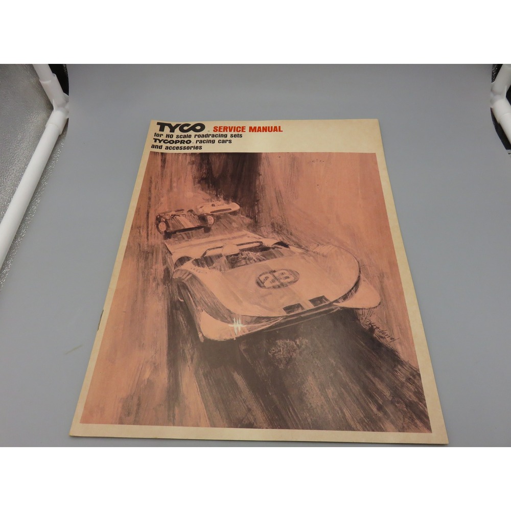 Vintage 1971 Tyco Service Manual TYCOPRO HO Scale Roadracing Cars Accessories